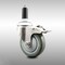 Service Caster 4 Inch 316SS Gray Poly Swivel 1-1/8 Inch Expanding Stem Caster Lock Brake SCC SCC-SS316TTLEX20S414-PPUB-118 - alternate 3